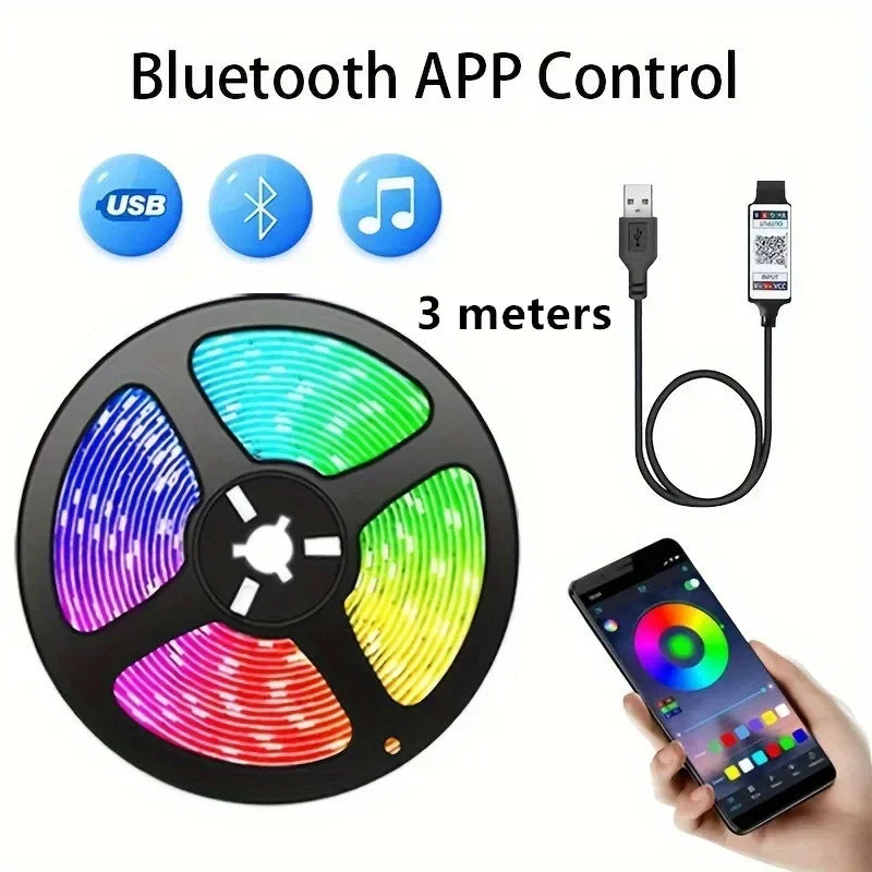 NOREVI Glow Strip — RGB LED Strip Lights with Bluetooth App Control