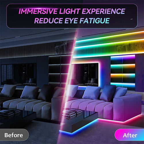 NOREVI Glow Strip — RGB LED Strip Lights with Bluetooth App Control