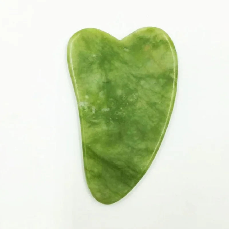 NOREVI Jade Glow — Natural Jade Facial Roller & Gua Sha Massage Set